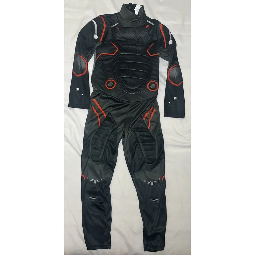 Fortnite Omega Costume Youth XL Orange Black Padded Suit Only NO MASK